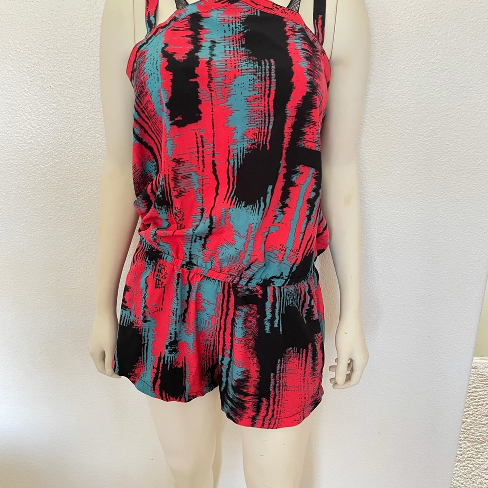 Fabletics Liza Multicolored Romper Size Small - image 4